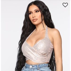 Fashion Nova Sequin Top